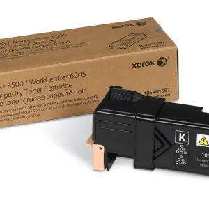 Xerox Genuine Phaser 6500 / WorkCentre 6505 Black Toner Cartridge - 106R01597