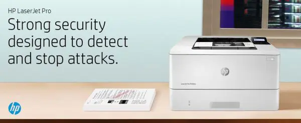 HP LaserJet Pro M404dn, Print, Fast first page out speeds; Compact Size; Energy Efficient; Strong Security - Image 4