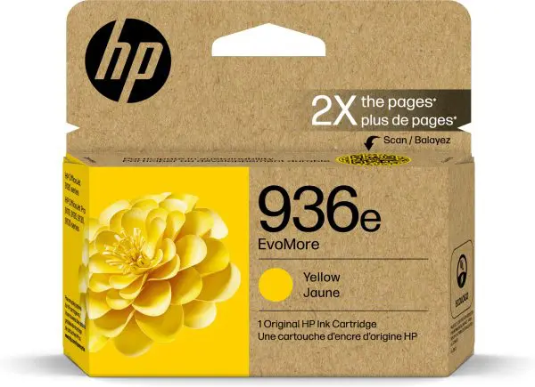 HP 936e EvoMore Yellow Original Ink Cartridge