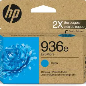 HP 936e EvoMore Cyan Original Ink Cartridge
