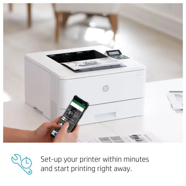 HP LaserJet Pro M404dn, Print, Fast first page out speeds; Compact Size; Energy Efficient; Strong Security - Image 13