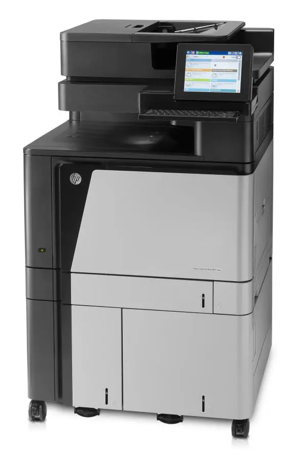 HP Color LaserJet Enterprise Flow MFP M880z+ NFC/Wireless Direct, Print, copy, scan, fax, 200-sheet ADF; Front-facing USB print - Image 4