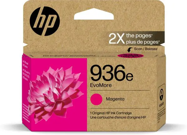 HP 936e EvoMore Magenta Original Ink Cartridge