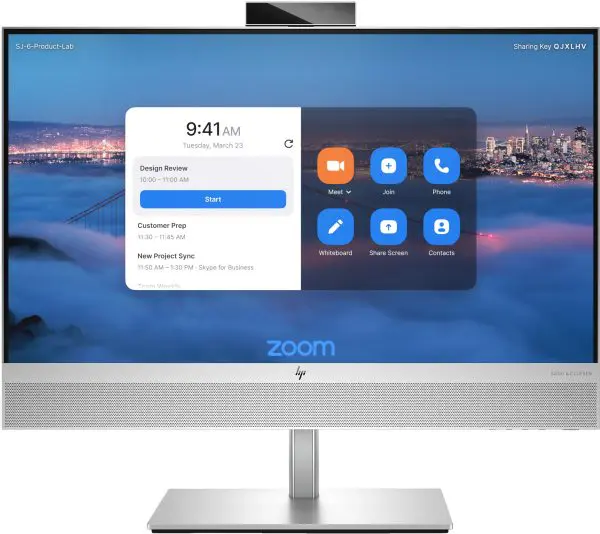 HP Presence 24 All-in-One Touchscreen with Zoom Rooms Bundle Intel® Core™ i5 i5-12500 16 GB DDR5-SDRAM 256 GB SSD Wi
