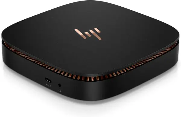 HP Elite Slice Intel® Core™ i7 i7-7700T 16 GB DDR4-SDRAM 128 GB SSD Windows 10 IoT Enterprise USFF Mini PC Black - Image 3