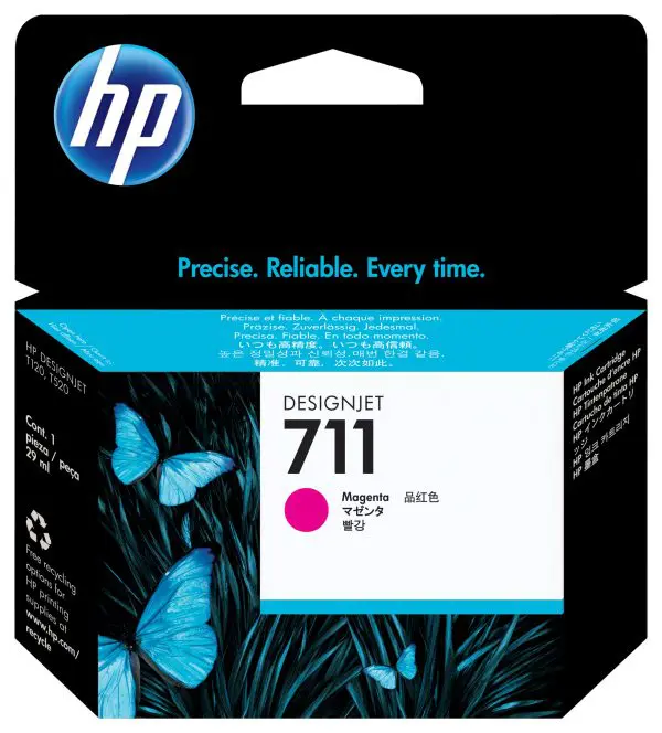 HP 711 29-ml Magenta DesignJet Ink Cartridge