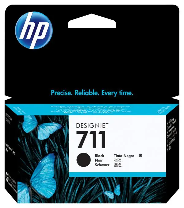 HP 711 38-ml Black DesignJet Ink Cartridge