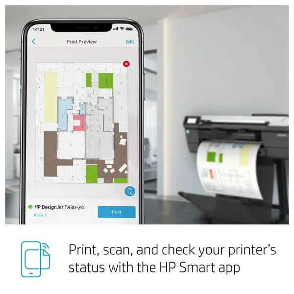 HP Designjet T830 24-in Multifunction Printer - Image 12