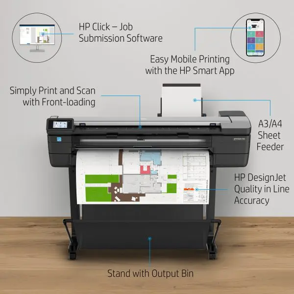 HP Designjet T830 24-in Multifunction Printer - Image 9