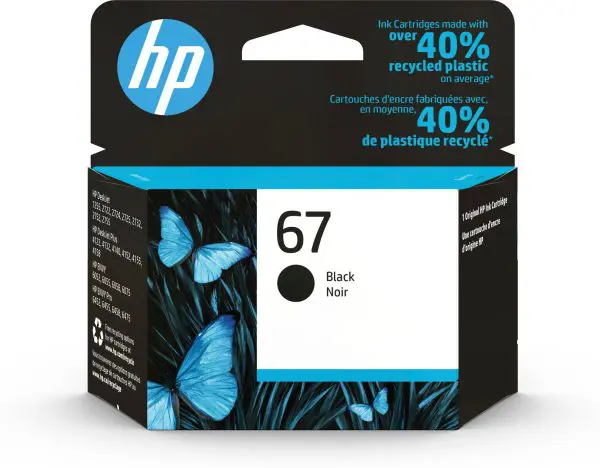 HP 67 Black Original ink cartridge 1 pc(s) Standard Yield