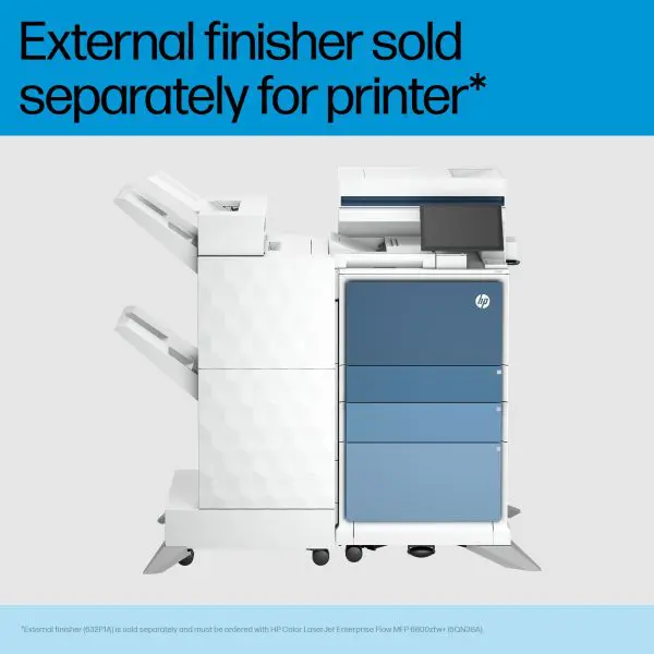 HP Color LaserJet Enterprise Flow MFP 6800zfw+ Printer - Image 7