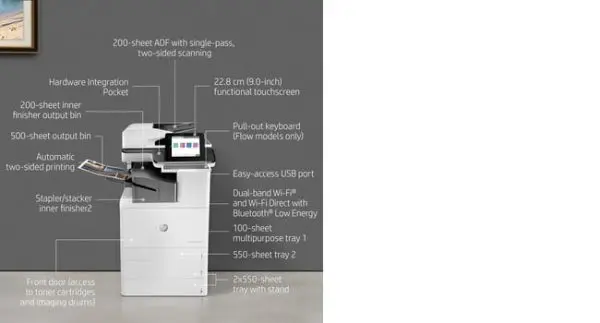 HP Color LaserJet Enterprise Flow MFP M776zs - Image 7