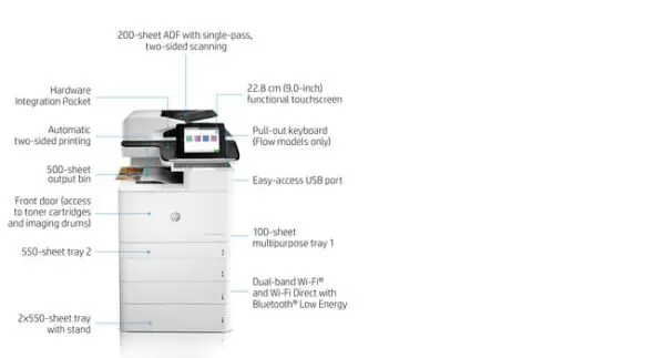 HP Color LaserJet Enterprise Flow MFP M776z - Image 16