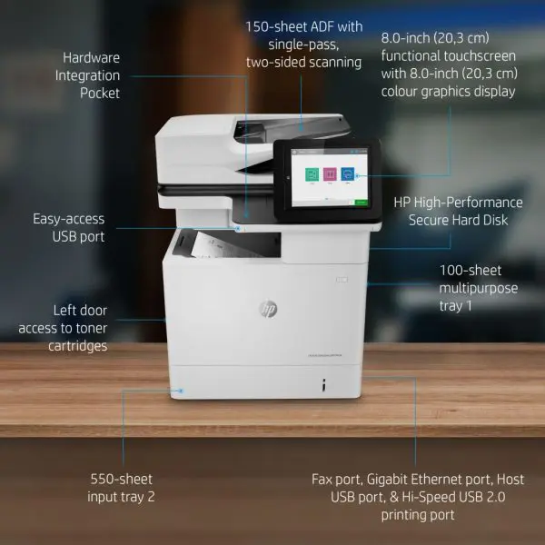 HP LaserJet Enterprise MFP M636fh - Image 11