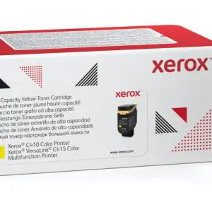 Xerox Genuine ® C410 Color Printer​/​VersaLink® C415 Color Multifunction Printer Yellow High capacity Toner Cartr