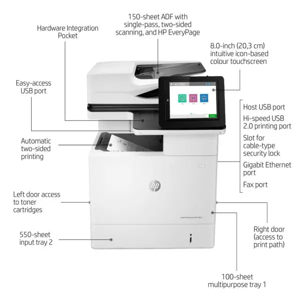 HP LaserJet Enterprise MFP M635h - Image 11