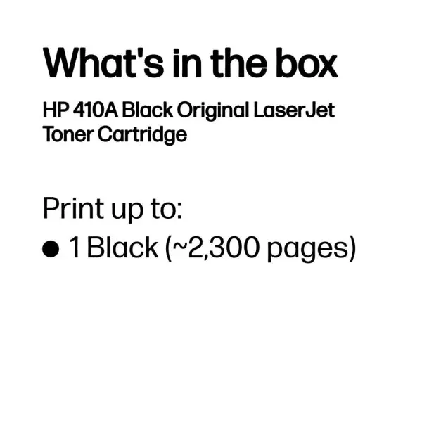 HP 410A Black Original LaserJet Toner Cartridge - Image 10