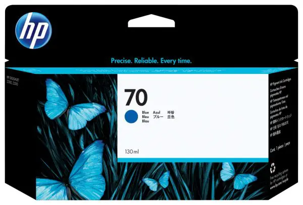 HP 70 130-ml Blue Ink Cartridge