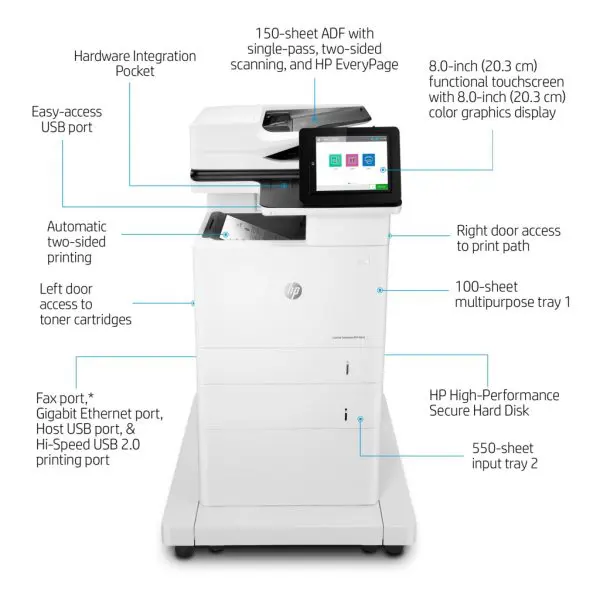 HP LaserJet Enterprise MFP M635fht - Image 22