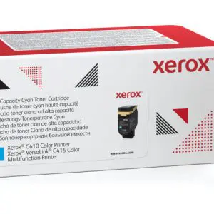 Xerox Genuine ® C410 Color Printer/VersaLink® C415 Color Multifunction Printer Cyan High capacity Toner Cartrid