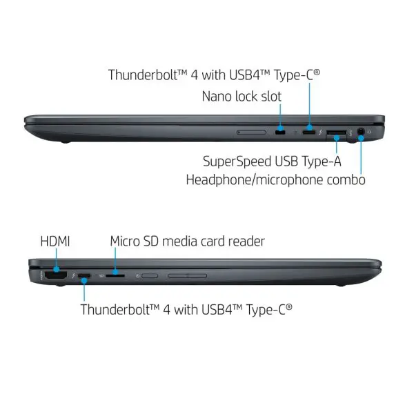 HP Chromebook Elite Dragonfly Intel® Core™ i5 i5-1245U 34.3 cm (13.5") Touchscreen WUXGA+ 8 GB LPDDR4x-SDRAM 256 GB - Image 2