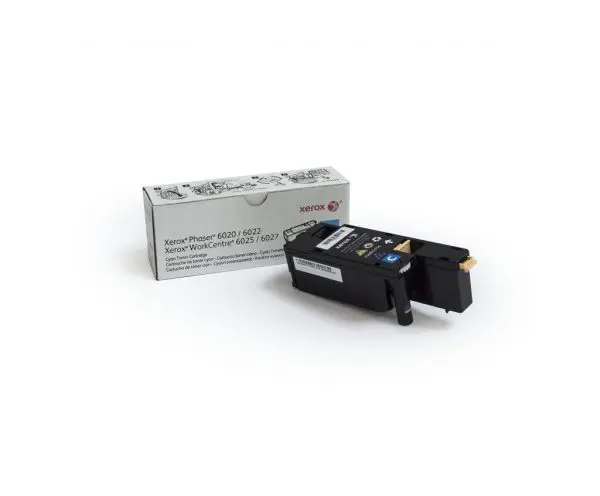 Xerox Genuine Phaser® 6020​/​6022, WorkCentre® 6025​/​6027 Cyan Standard capacity Toner Cartridge (1000 Pages