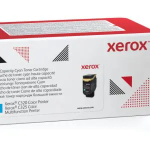 Xerox Genuine ® C320 Color Printer/C325 Color Multifunction Printer Cyan High capacity Toner Cartridge (5500 Pages)