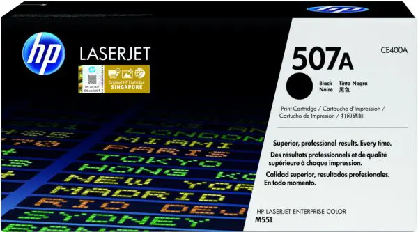 HP 507A Black Original LaserJet Toner Cartridge