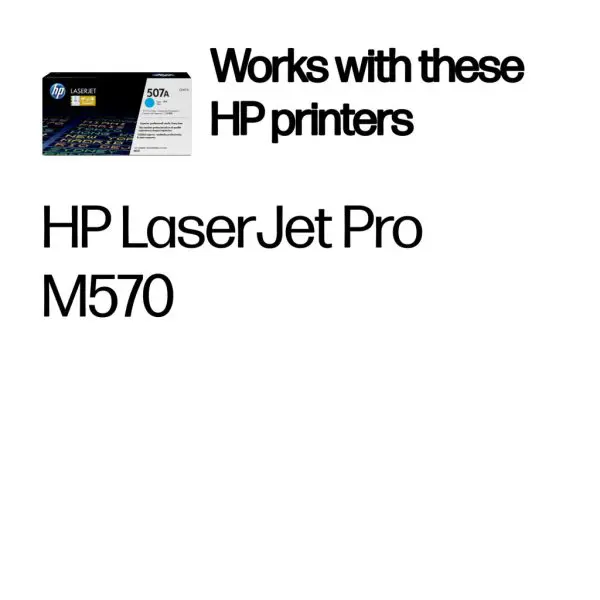 HP 507A Cyan Original LaserJet Toner Cartridge - Image 10