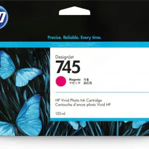 HP 745 130-ml DesignJet Magenta Ink Cartridge
