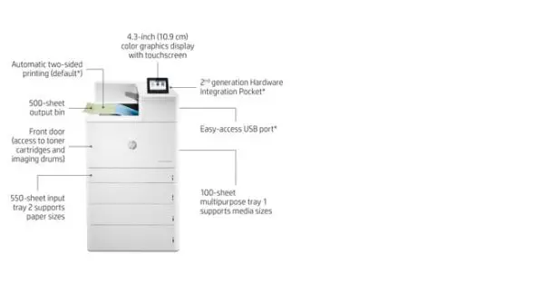 HP Color LaserJet Enterprise M856dn - Image 8