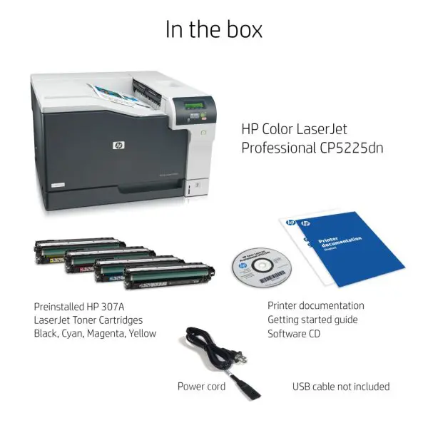 HP Color LaserJet Professional CP5225dn Printer - Image 5