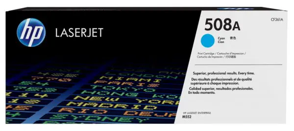 HP 508A Cyan Original LaserJet Toner Cartridge