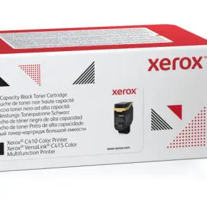Xerox Genuine ® C410 Color Printer/VersaLink® C415 Color Multifunction Printer Black High capacity Toner Cartri