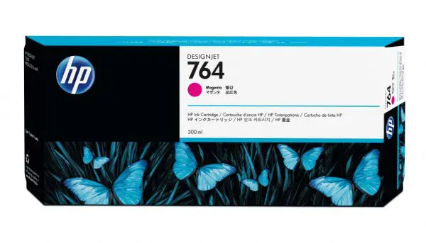HP 764 300-ml Magenta Ink Cartridge
