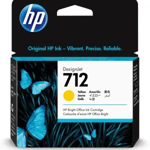 HP 712 29-ml Yellow DesignJet Ink Cartridge