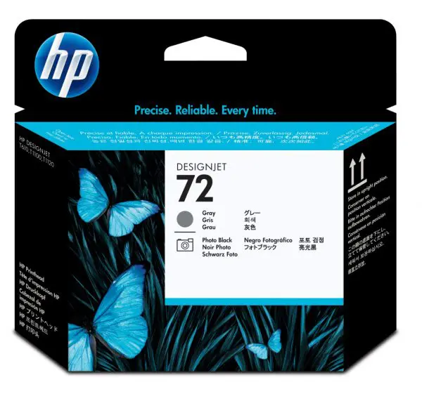 HP 72-Druckkopf Fotoschwarz und Grau ink cartridge 1 pc(s) Grey, Photo black