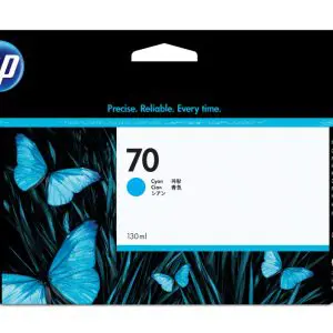 HP 70 130-ml Cyan DesignJet Ink Cartridge