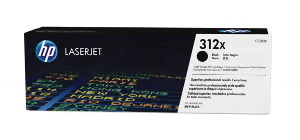 HP 312X High Yield Black Original LaserJet Toner Cartridge