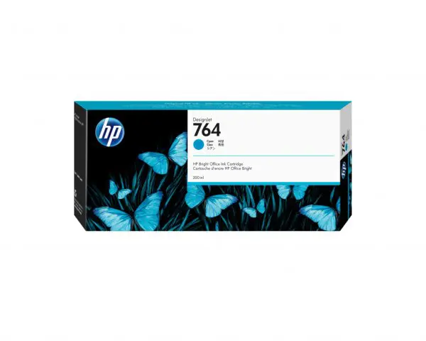 HP 764 300-ml Cyan Ink Cartridge