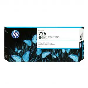 HP 726 300-ml Matte Black DesignJet Ink Cartridge