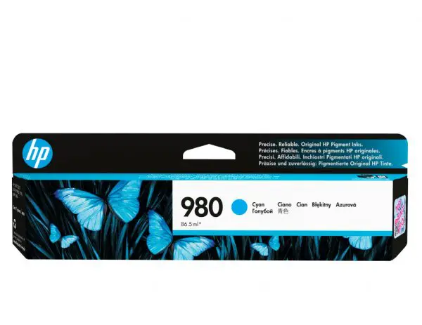 HP 980 Cyan Original Ink Cartridge
