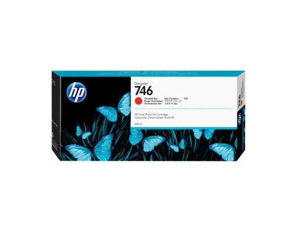 HP 746 300-ml Chromatic Red DesignJet Ink Cartridge