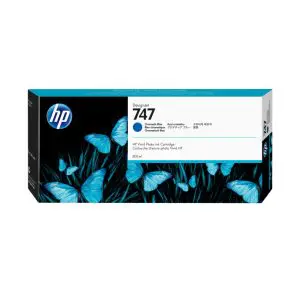 HP 747 300-ml Chromatic Blue DesignJet Ink Cartridge