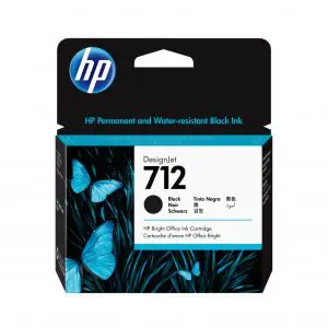 HP 712 80-ml Black DesignJet Ink Cartridge