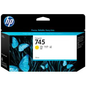 HP 745 130-ml DesignJet Yellow Ink Cartridge