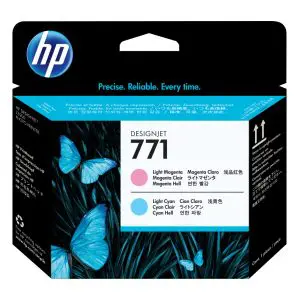 HP 771 Light Magenta/Light Cyan DesignJet Printhead print head Inkjet