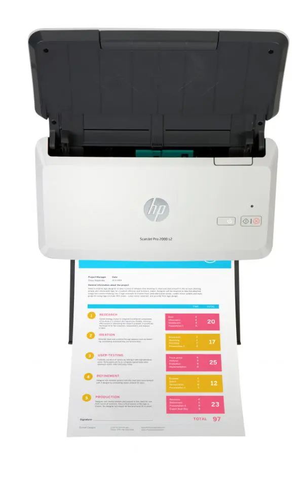 HP ScanJet Pro 2000 s2 Sheet-fed scanner 600 x 600 DPI A4 Black, White - Image 5