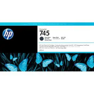 HP 745 300-ml DesignJet Matte Black Ink Cartridge