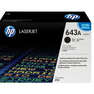 HP 643A Black Original LaserJet Toner Cartridge